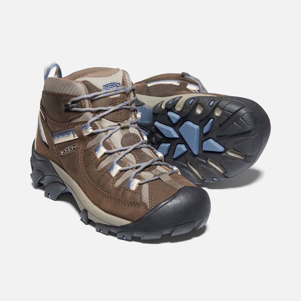 Keen Outdoor Bot Kadın Kahverengi - Targhee Ii Waterproof Mid - Türkiye LQNU49581